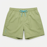 Sage Green men’s swim trunks with tailored 5-inch fit