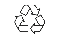outline recycle icon